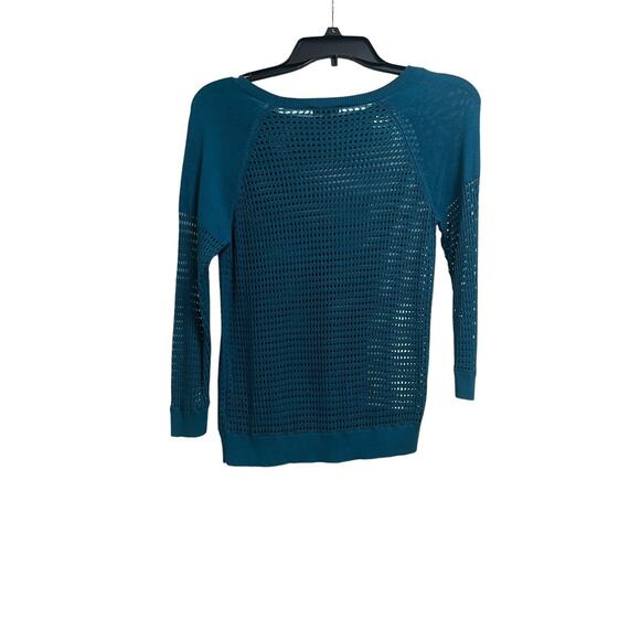 NWOT Express Womens Knit Rayon Sweater XS 3/4 Sleeve Lightweight Casual Top - Picture 2 of 3